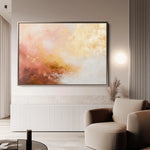 Abstract 334 Canvas Art 60 x 40 cm / Black