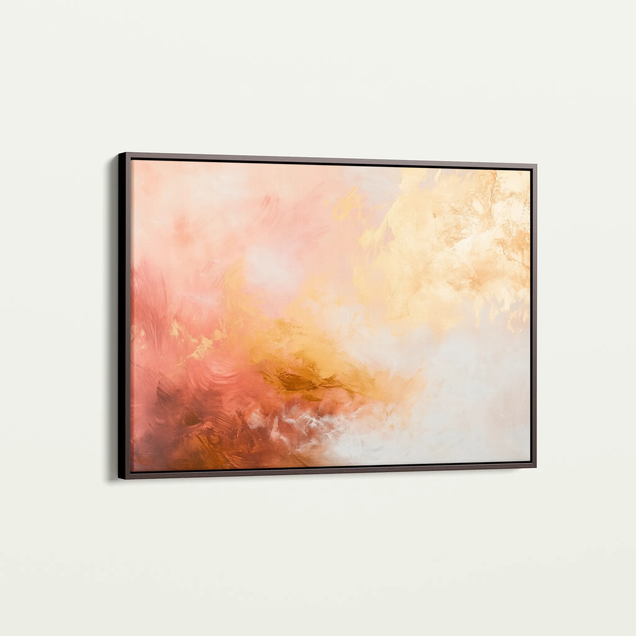 Abstract 334 Canvas Art 60 x 40 cm / Black