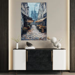 Landscape 334 Canvas Art 60 x 40 cm / Black