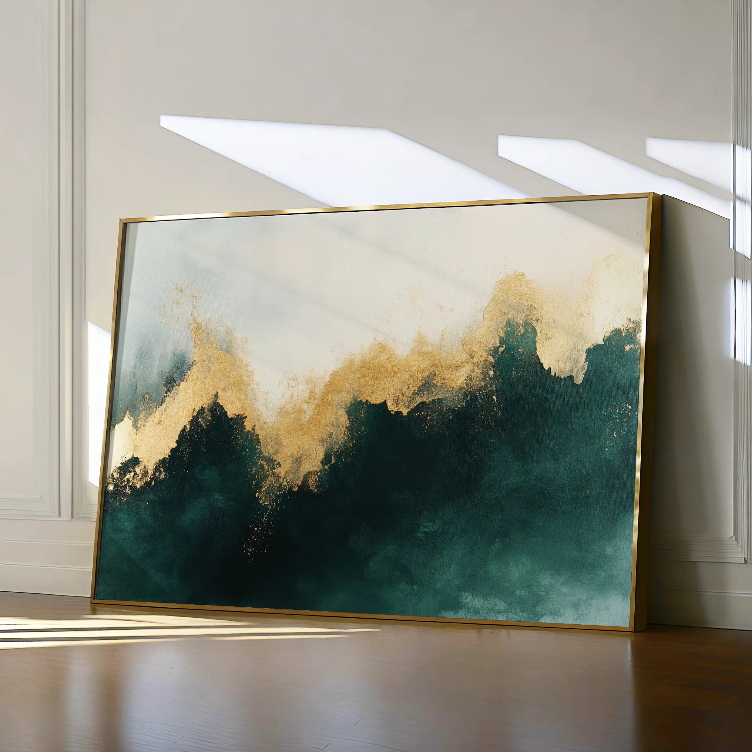 Abstract 335 Canvas Art 60 x 40 cm / Black