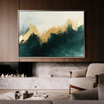Abstract 335 Canvas Art 60 x 40 cm / Black