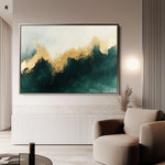 Abstract 335 Canvas Art 60 x 40 cm / Black