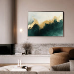 Abstract 335 Canvas Art 60 x 40 cm / Black