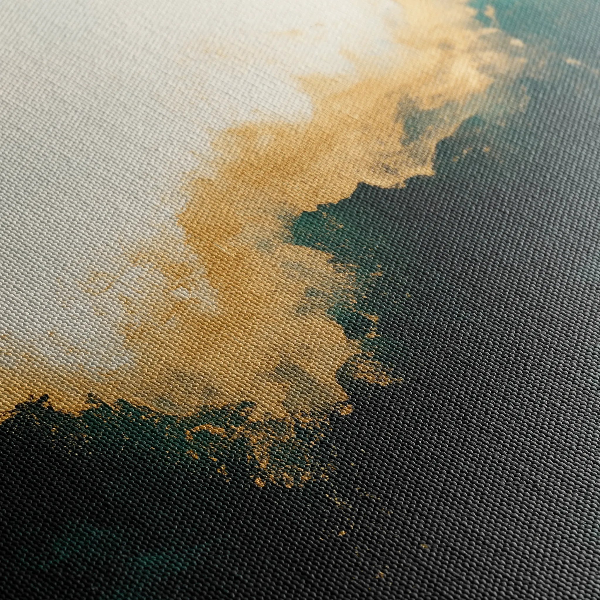 Abstract 335 Canvas Art 60 x 40 cm / Black