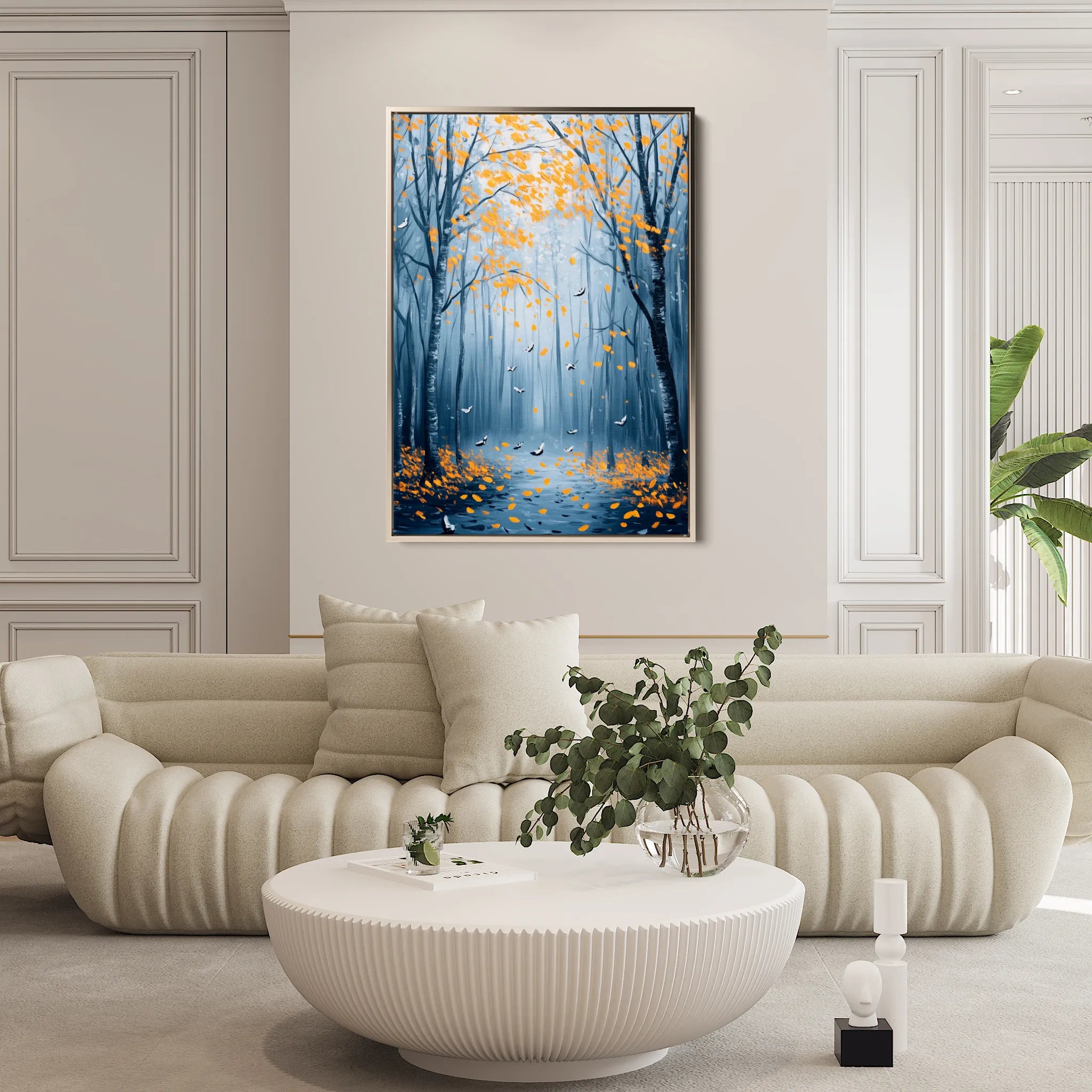 Landscape 335 Canvas Art 60 x 40 cm / Black