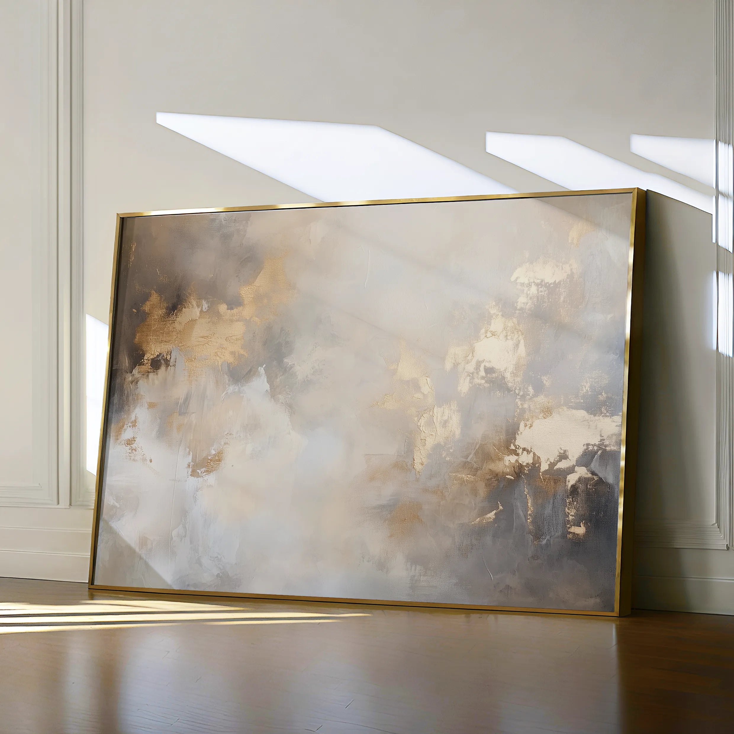 Abstract 336 Canvas Art 60 x 40 cm / Black