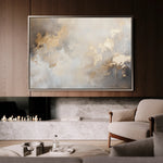 Abstract 336 Canvas Art 60 x 40 cm / Black