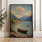 Landscape 336 Canvas Art 60 x 40 cm / Black