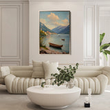 Landscape 336 Canvas Art 60 x 40 cm / Black