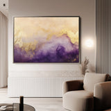 Abstract 337 Canvas Art 60 x 40 cm / Black