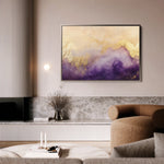 Abstract 337 Canvas Art 60 x 40 cm / Black