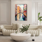 Landscape 337 Canvas Art 60 x 40 cm / Black