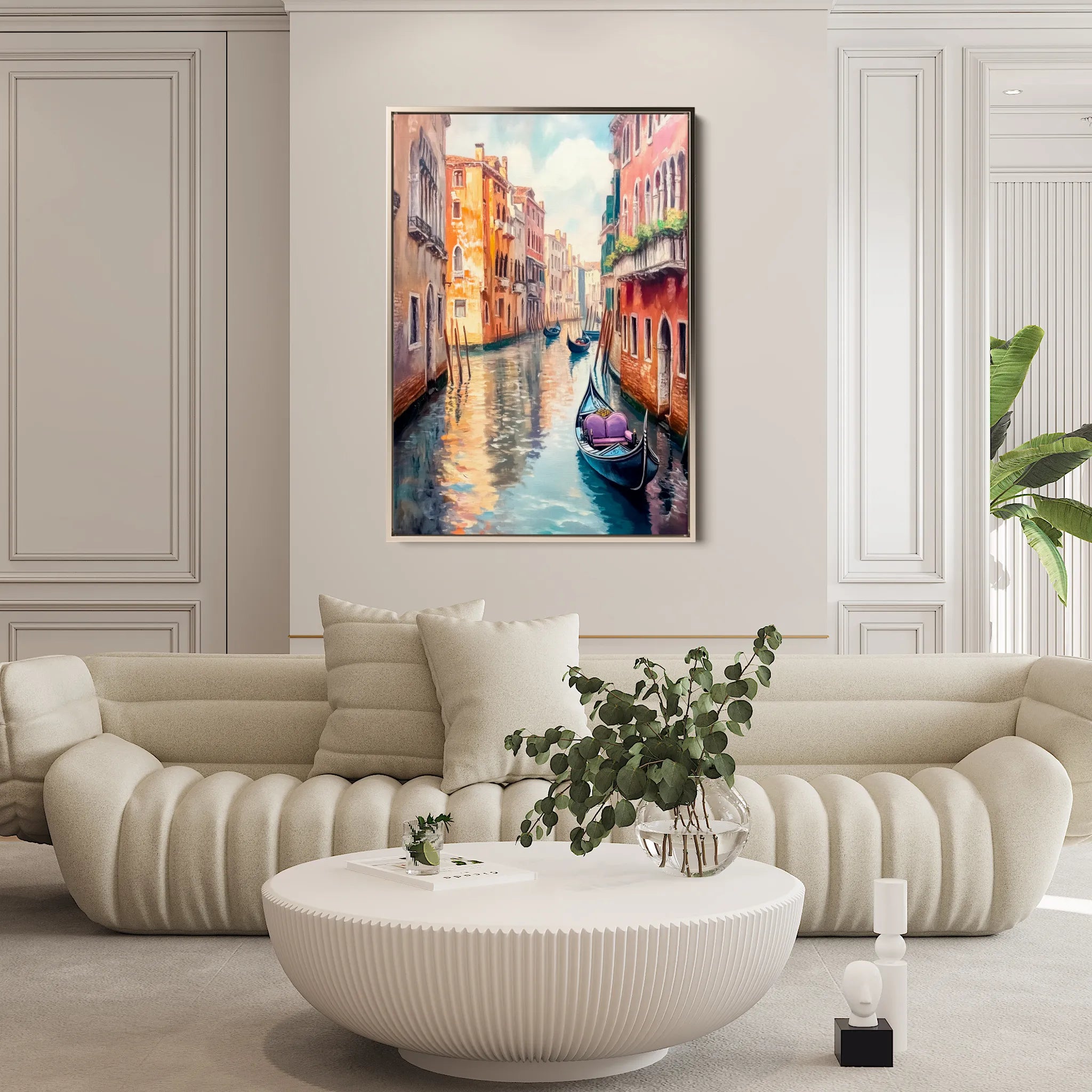 Landscape 337 Canvas Art 60 x 40 cm / Black