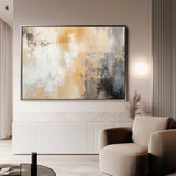 Abstract 338 Canvas Art 60 x 40 cm / Black