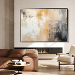 Abstract 338 Canvas Art 60 x 40 cm / Black