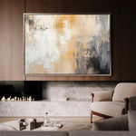 Abstract 338 Canvas Art 60 x 40 cm / Black