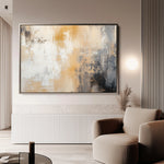 Abstract 338 Canvas Art 60 x 40 cm / Black