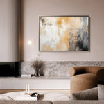 Abstract 338 Canvas Art 60 x 40 cm / Black