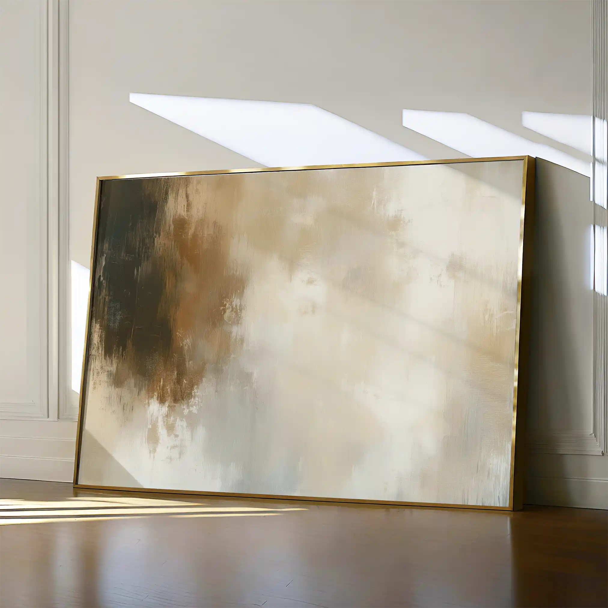 Abstract 339 Canvas Art 60 x 40 cm / Black