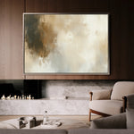Abstract 339 Canvas Art 60 x 40 cm / Black