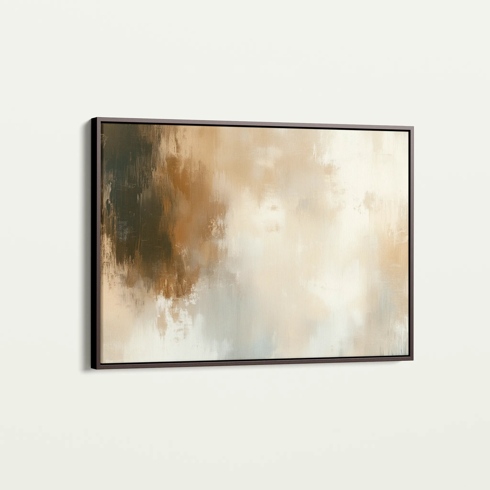 Abstract 339 Canvas Art 60 x 40 cm / Black