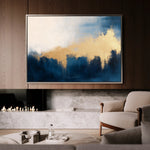 Abstract 340 Canvas Art 60 x 40 cm / Black