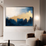Abstract 340 Canvas Art 60 x 40 cm / Black