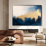 Abstract 340 Canvas Art 60 x 40 cm / Black