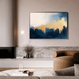 Abstract 340 Canvas Art 60 x 40 cm / Black