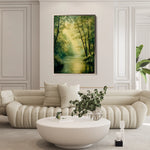 Landscape 340 Canvas Art 60 x 40 cm / Black