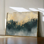 Abstract 341 Canvas Art 60 x 40 cm / Black