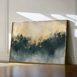 Abstract 341 Canvas Art 60 x 40 cm / Black