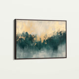 Abstract 341 Canvas Art 60 x 40 cm / Black