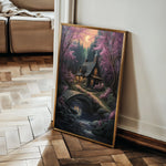 Landscape 341 Canvas Art 60 x 40 cm / Black