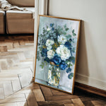 Floral 342 Canvas Art 60 x 40 cm / Black