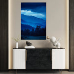 Landscape 342 Canvas Art 60 x 40 cm / Black