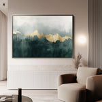 Abstract 343 Canvas Art 60 x 40 cm / Black