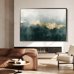 Abstract 343 Canvas Art 60 x 40 cm / Black