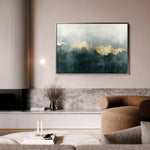 Abstract 343 Canvas Art 60 x 40 cm / Black