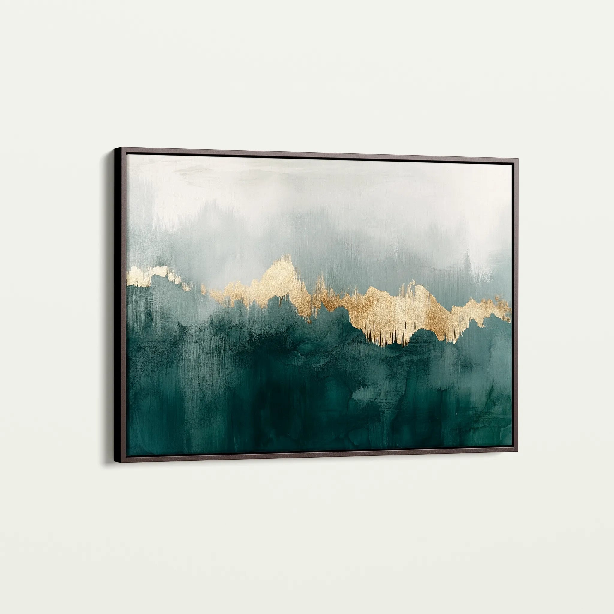 Abstract 343 Canvas Art 60 x 40 cm / Black