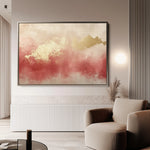 Abstract 344 Canvas Art 60 x 40 cm / Black