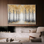 Landscape 344 Canvas Art 60 x 40 cm / Black