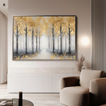 Landscape 344 Canvas Art 60 x 40 cm / Black