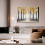 Landscape 344 Canvas Art 60 x 40 cm / Black