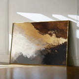 Abstract 345 Canvas Art 60 x 40 cm / Black