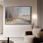 Landscape 345 Canvas Art 60 x 40 cm / Black