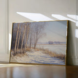 Landscape 345 Canvas Art 60 x 40 cm / Black