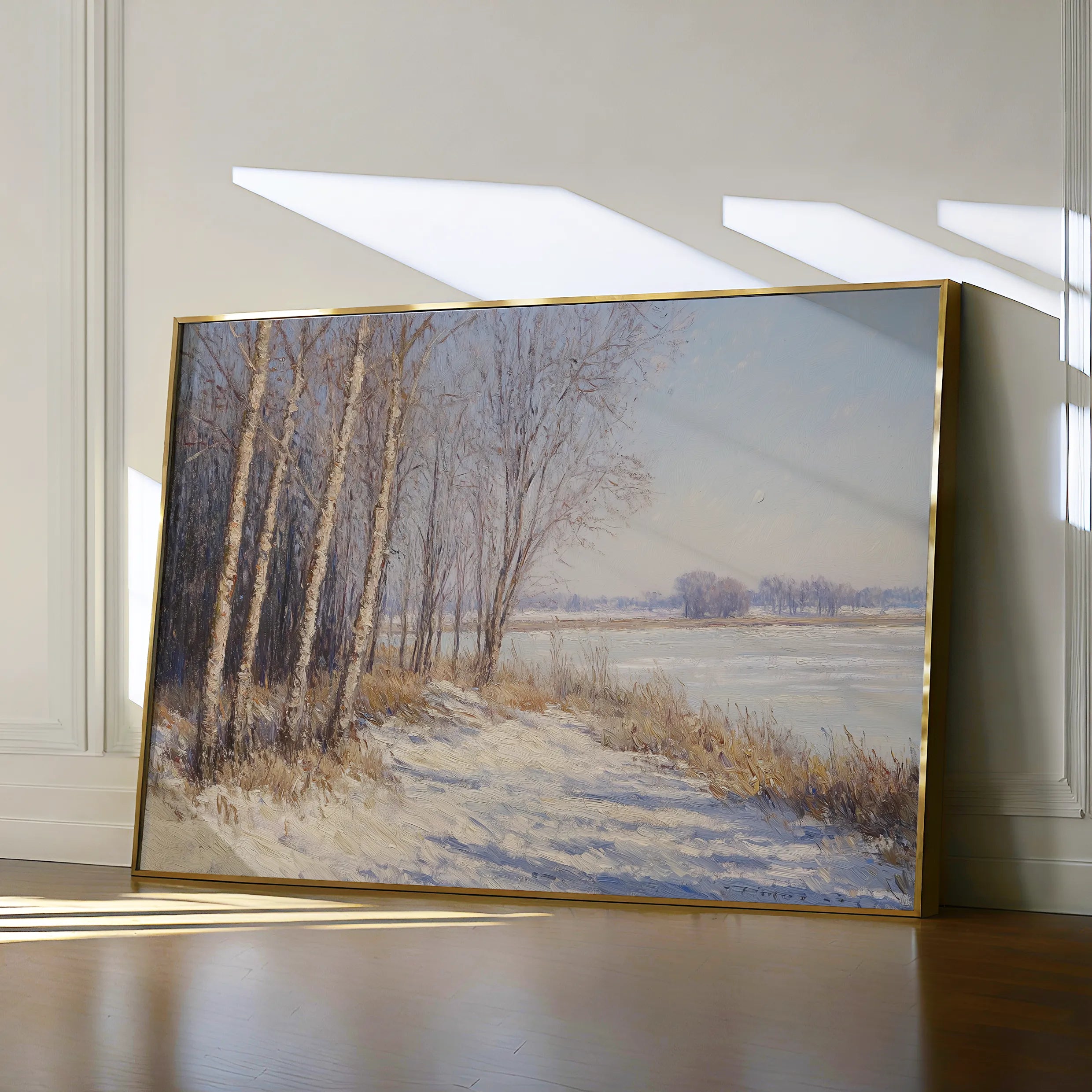 Landscape 345 Canvas Art 60 x 40 cm / Black