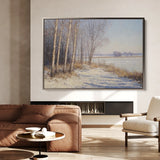 Landscape 345 Canvas Art 60 x 40 cm / Black