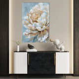 Floral 346 Canvas Art 60 x 40 cm / Black